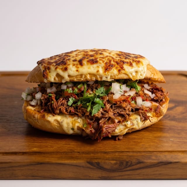 Quesabirria Torta.