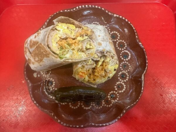 Burrito Huevos con Jamon
