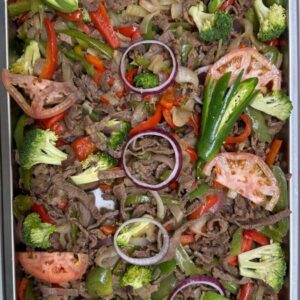 Fajitas de res Full Pan