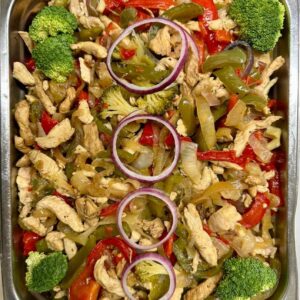 Fajitas de pollo Half Pan